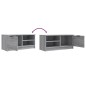 vidaXL Mobile TV Grigio Sonoma 80x35x36,5 cm in Legno Multistrato vidaXL Mobile TV Grigio Sonoma 80x35x36,5 cm in Legno Multistrato