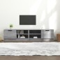 vidaXL Mobili TV 2 pz Grigio Sonoma 80x35x36,5 cm in Legno Multistrato vidaXL Mobili TV 2 pz Grigio Sonoma 80x35x36,5 cm in Legno Multistrato