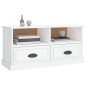 vidaXL Mobile Porta TV Bianco Lucido 93x35,5x45 cm Legno Multistrato vidaXL Mobile Porta TV Bianco Lucido 93x35,5x45 cm Legno Multistrato