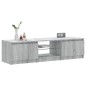 vidaXL Mobile Porta TV con Luci LED Grigio Sonoma 140x40x35,5 cm vidaXL Mobile Porta TV con Luci LED Grigio Sonoma 140x40x35,5 cm
