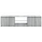 vidaXL Mobile Porta TV con Luci LED Grigio Sonoma 140x40x35,5 cm vidaXL Mobile Porta TV con Luci LED Grigio Sonoma 140x40x35,5 cm