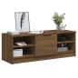 vidaXL Mobile TV Rovere Marrone 102x35,5x36,5 cm in Legno Multistrato vidaXL Mobile TV Rovere Marrone 102x35,5x36,5 cm in Legno Multistrato