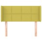 Testiera ad Orecchio Verde 83x16x78/88 cm in Tessuto