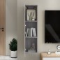 vidaXL Mobile Porta TV a Parete Grigio Sonoma 30,5x30x110 cm vidaXL Mobile Porta TV a Parete Grigio Sonoma 30,5x30x110 cm