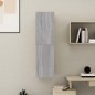 vidaXL Mobile Porta TV a Parete Grigio Sonoma 30,5x30x110 cm vidaXL Mobile Porta TV a Parete Grigio Sonoma 30,5x30x110 cm
