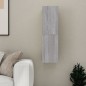 vidaXL Mobile Porta TV a Parete Grigio Sonoma 30,5x30x110 cm vidaXL Mobile Porta TV a Parete Grigio Sonoma 30,5x30x110 cm
