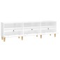 vidaXL Mobile Porta TV Bianco Lucido 150x30x44,5 cm Legno Multistrato