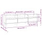 vidaXL Mobile Porta TV Bianco Lucido 150x30x44,5 cm Legno Multistrato