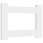 vidaXL Set Mobile TV 8 pz Bianco in Truciolato vidaXL Set Mobile TV 8 pz Bianco in Truciolato
