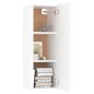 vidaXL Set Mobile TV 8 pz Bianco in Truciolato vidaXL Set Mobile TV 8 pz Bianco in Truciolato