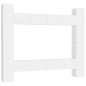 vidaXL Set Mobili Porta TV 8 pz Bianco in Legno Multistrato vidaXL Set Mobili Porta TV 8 pz Bianco in Legno Multistrato