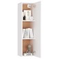 vidaXL Set Mobili Porta TV 8 pz Bianco in Legno Multistrato vidaXL Set Mobili Porta TV 8 pz Bianco in Legno Multistrato