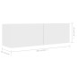 vidaXL Set Mobili Porta TV 8 pz Bianco in Legno Multistrato vidaXL Set Mobili Porta TV 8 pz Bianco in Legno Multistrato