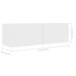 vidaXL Set di Mobili Porta TV 3 pz Bianco in Legno Multistrato vidaXL Set di Mobili Porta TV 3 pz Bianco in Legno Multistrato