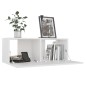 vidaXL Set Mobili Porta TV 7 pz Bianco in Legno Multistrato vidaXL Set Mobili Porta TV 7 pz Bianco in Legno Multistrato