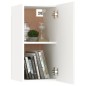 vidaXL Set Mobili Porta TV 7 pz Bianco in Legno Multistrato vidaXL Set Mobili Porta TV 7 pz Bianco in Legno Multistrato