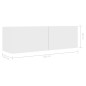 vidaXL Set Mobile TV 8 pz Bianco in Truciolato vidaXL Set Mobile TV 8 pz Bianco in Truciolato