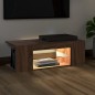 Mobile Porta TV con Luci LED Rovere Marrone 90x39x30 cm Mobile Porta TV con Luci LED Rovere Marrone 90x39x30 cm