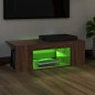 Mobile Porta TV con Luci LED Rovere Marrone 90x39x30 cm Mobile Porta TV con Luci LED Rovere Marrone 90x39x30 cm