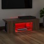 Mobile Porta TV con Luci LED Rovere Marrone 90x39x30 cm Mobile Porta TV con Luci LED Rovere Marrone 90x39x30 cm