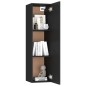 vidaXL Set di Mobili Porta TV 8 pz Nero in Legno Multistrato