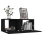 vidaXL Set di Mobili Porta TV 7 pz Nero in Legno Multistrato vidaXL Set di Mobili Porta TV 7 pz Nero in Legno Multistrato