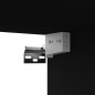 vidaXL Set di Mobili Porta TV 7 pz Nero in Legno Multistrato vidaXL Set di Mobili Porta TV 7 pz Nero in Legno Multistrato