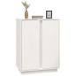 Credenza Bianca 60x35x80 cm in Legno Massello di Pino Credenza Bianca 60x35x80 cm in Legno Massello di Pino