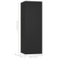 vidaXL Set di Mobili Porta TV 6 pz Nero in Legno Multistrato vidaXL Set di Mobili Porta TV 6 pz Nero in Legno Multistrato