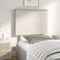 Testiera per Letto Bianca 79x6x82,5cm in Legno Massello di Pino Testiera per Letto Bianca 79x6x82,5cm in Legno Massello di Pino