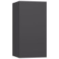 vidaXL Mobili TV 7 pz Grigi 30,5x30x60 cm in Truciolato vidaXL Mobili TV 7 pz Grigi 30,5x30x60 cm in Truciolato