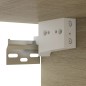 vidaXL Mobili TV 4 pz Rovere Sonoma 60x30x30 cm in Truciolato