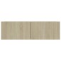 vidaXL Mobili TV 4 pz Rovere Sonoma 100x30x30 cm in Truciolato vidaXL Mobili TV 4 pz Rovere Sonoma 100x30x30 cm in Truciolato