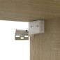 vidaXL Set di Mobili Porta TV 4 pz Rovere Sonoma in Legno Multistrato vidaXL Set di Mobili Porta TV 4 pz Rovere Sonoma in Legno Multistrato