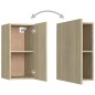 vidaXL Set Mobili TV 5 pz Rovere Sonoma in Truciolato vidaXL Set Mobili TV 5 pz Rovere Sonoma in Truciolato