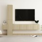 vidaXL Set Porta TV 5 pz Rovere Sonoma in Truciolato vidaXL Set Porta TV 5 pz Rovere Sonoma in Truciolato