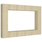 vidaXL Set Porta TV 8 pz Rovere Sonoma in Truciolato vidaXL Set Porta TV 8 pz Rovere Sonoma in Truciolato