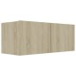 vidaXL Set Porta TV 5 pz Rovere Sonoma in Truciolato vidaXL Set Porta TV 5 pz Rovere Sonoma in Truciolato