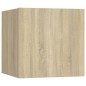 vidaXL Set di Mobili TV 5 pz Rovere Sonoma in Legno Multistrato vidaXL Set di Mobili TV 5 pz Rovere Sonoma in Legno Multistrato