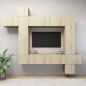 vidaXL Set di Mobili TV 9 pz Rovere Sonoma in Legno Multistrato vidaXL Set di Mobili TV 9 pz Rovere Sonoma in Legno Multistrato