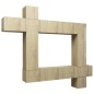 vidaXL Set di Mobili TV 9 pz Rovere Sonoma in Legno Multistrato vidaXL Set di Mobili TV 9 pz Rovere Sonoma in Legno Multistrato