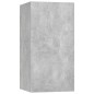 vidaXL Set Mobili TV 3 pz Grigio Cemento in Truciolato vidaXL Set Mobili TV 3 pz Grigio Cemento in Truciolato