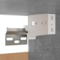 vidaXL Set Porta TV 4 pz Grigio Cemento in Truciolato vidaXL Set Porta TV 4 pz Grigio Cemento in Truciolato