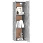 vidaXL Set Porta TV 4 pz Grigio Cemento in Truciolato vidaXL Set Porta TV 4 pz Grigio Cemento in Truciolato