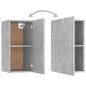 vidaXL Set Mobile Porta TV 8 pz Grigio Cemento in Truciolato vidaXL Set Mobile Porta TV 8 pz Grigio Cemento in Truciolato