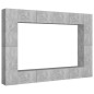vidaXL Set Mobile Porta TV 8 pz Grigio Cemento in Truciolato vidaXL Set Mobile Porta TV 8 pz Grigio Cemento in Truciolato