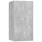 vidaXL Set Mobile Porta TV 7 pz Grigio Cemento in Truciolato vidaXL Set Mobile Porta TV 7 pz Grigio Cemento in Truciolato