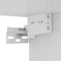 vidaXL Mobili TV 4 pz Bianco Lucido 60x30x30 cm in Legno Multistrato vidaXL Mobili TV 4 pz Bianco Lucido 60x30x30 cm in Legno Multistrato