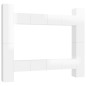vidaXL Set Mobile TV 8 pz Bianco Lucido in Truciolato vidaXL Set Mobile TV 8 pz Bianco Lucido in Truciolato