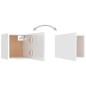 vidaXL Set Mobile TV 6 pz Bianco Lucido in Truciolato